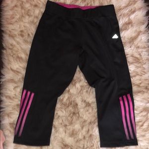 Adidas Cropped Leggings Large